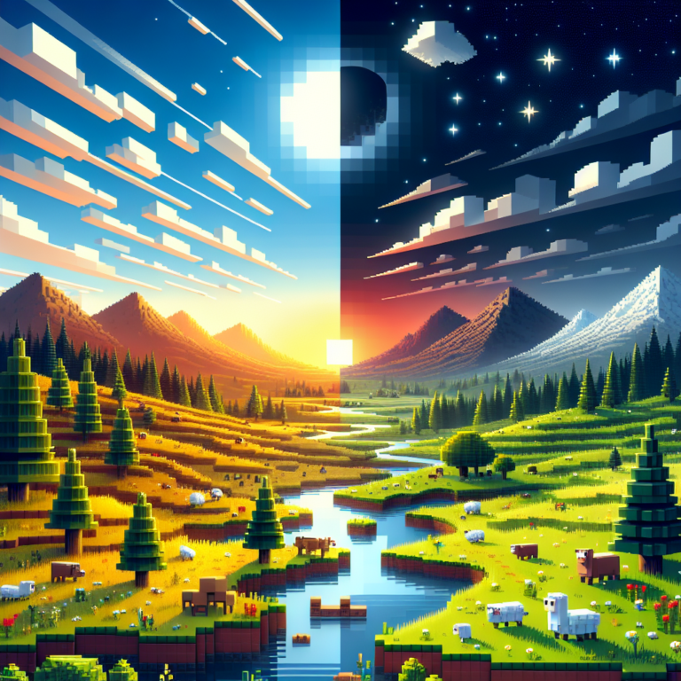 Exploring Pemandangan Minecraft: Tips for Creating Stunning Virtual Landscapes