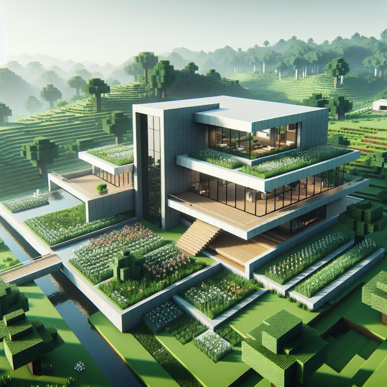 Explore the Art of Building: A Guide to Creating Stunning Modern Houses in Minecraft