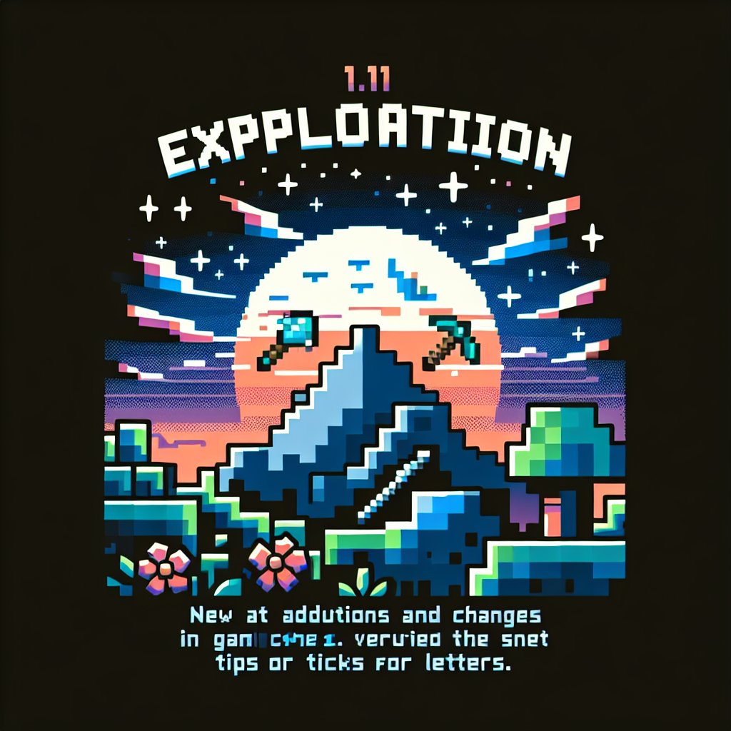 Exploring Minecraft 1.1: New Features, Tips, and Tricks for Gamers